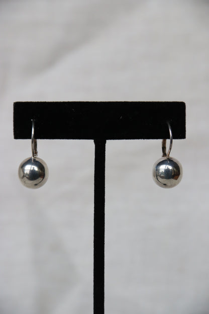 Sterling Silver Ball Earrings