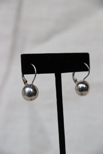 Sterling Silver Ball Earrings