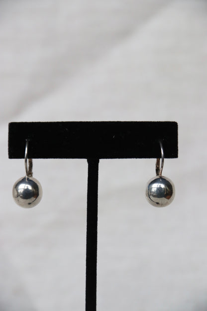 Sterling Silver Ball Earrings