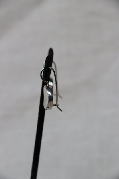 Silver Disc Earrings