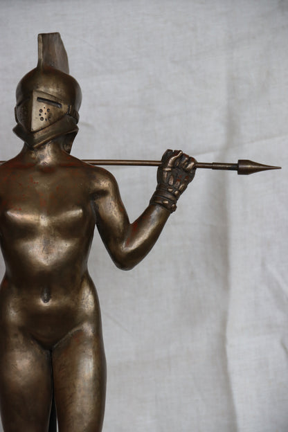 Laurence De Vries "The Contender" Bronze Sculpture