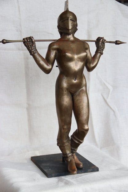 Laurence De Vries "The Contender" Bronze Sculpture