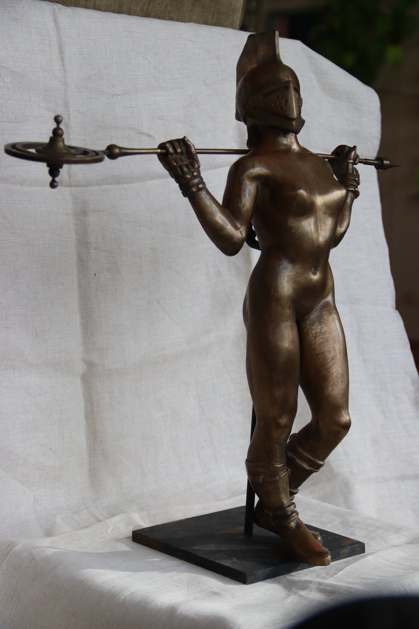 Laurence De Vries "The Contender" Bronze Sculpture