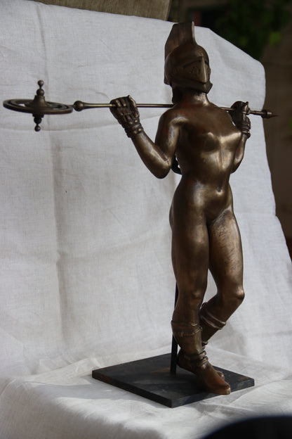 Laurence De Vries "The Contender" Bronze Sculpture