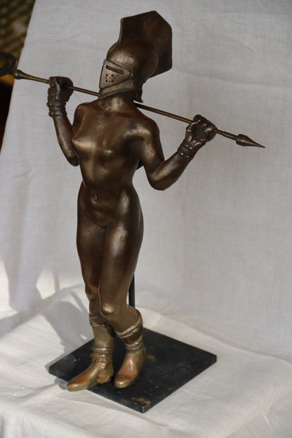 Laurence De Vries "The Contender" Bronze Sculpture