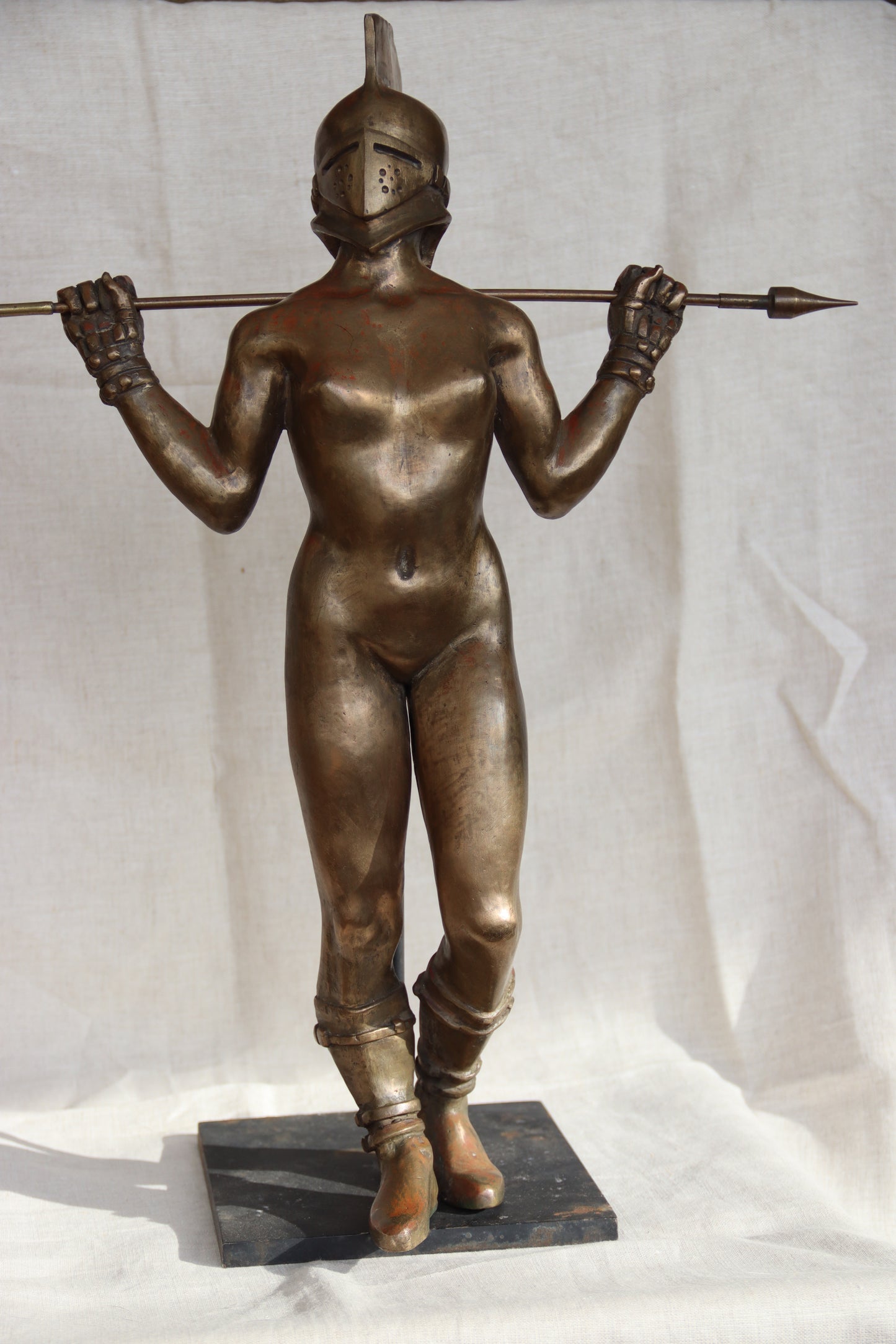 Laurence De Vries "The Contender" Bronze Sculpture