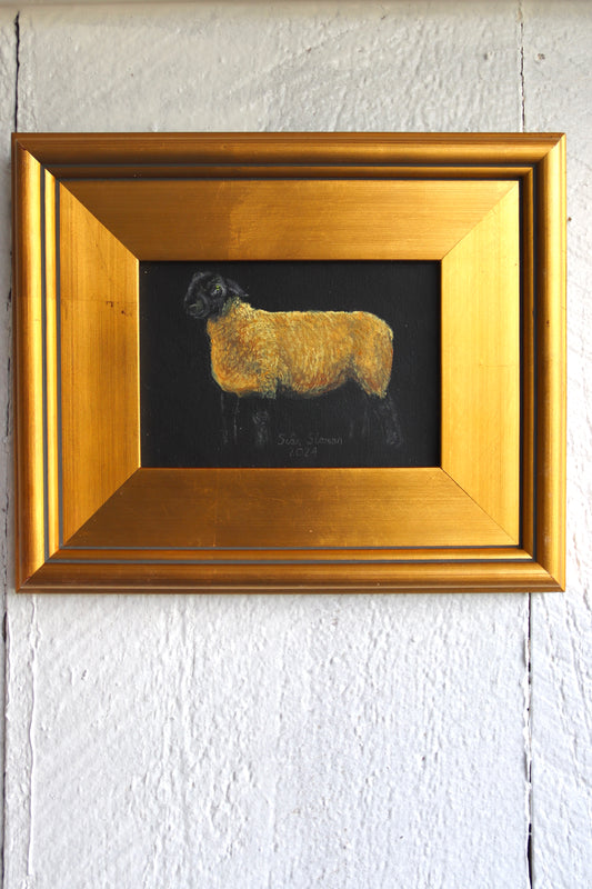 Siân Sloman Oil Painting of Sheep 1