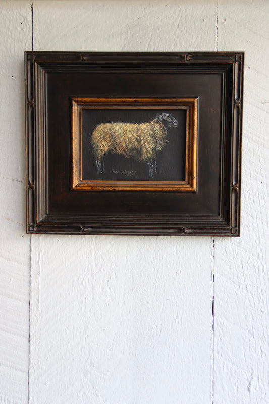 Siân Sloman Oil Painting of Sheep 4