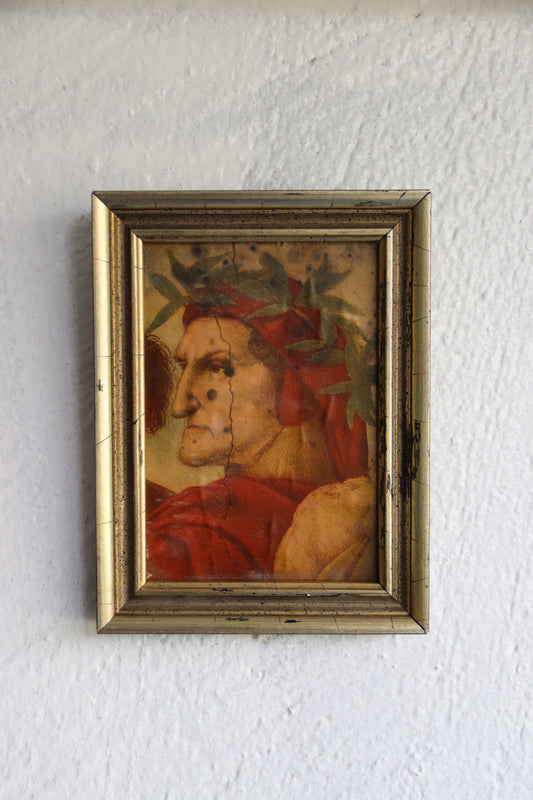 Vintage Dante Alighieri Reproduction Print