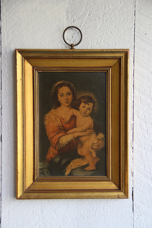 Vintage Bartolomé Esteban Murillo "Madonna and Child" Reproduction