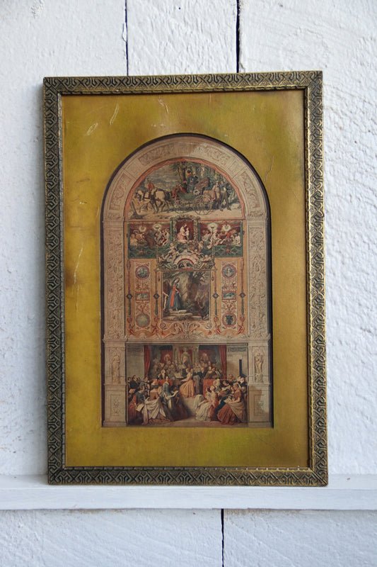 Vintage Moritz von Schwind "The Symphony 1852" Reproduction