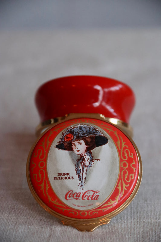 Halcyon Days Coca Cola Enamel Box