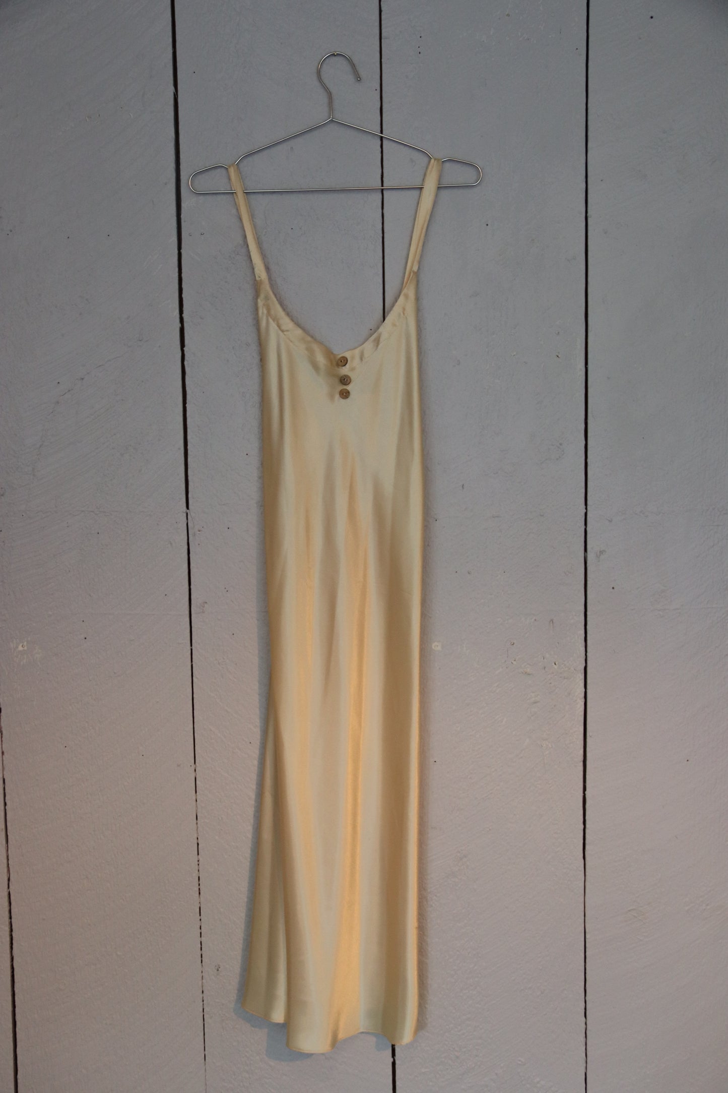 California Dynasty Cream Slip Nightgown