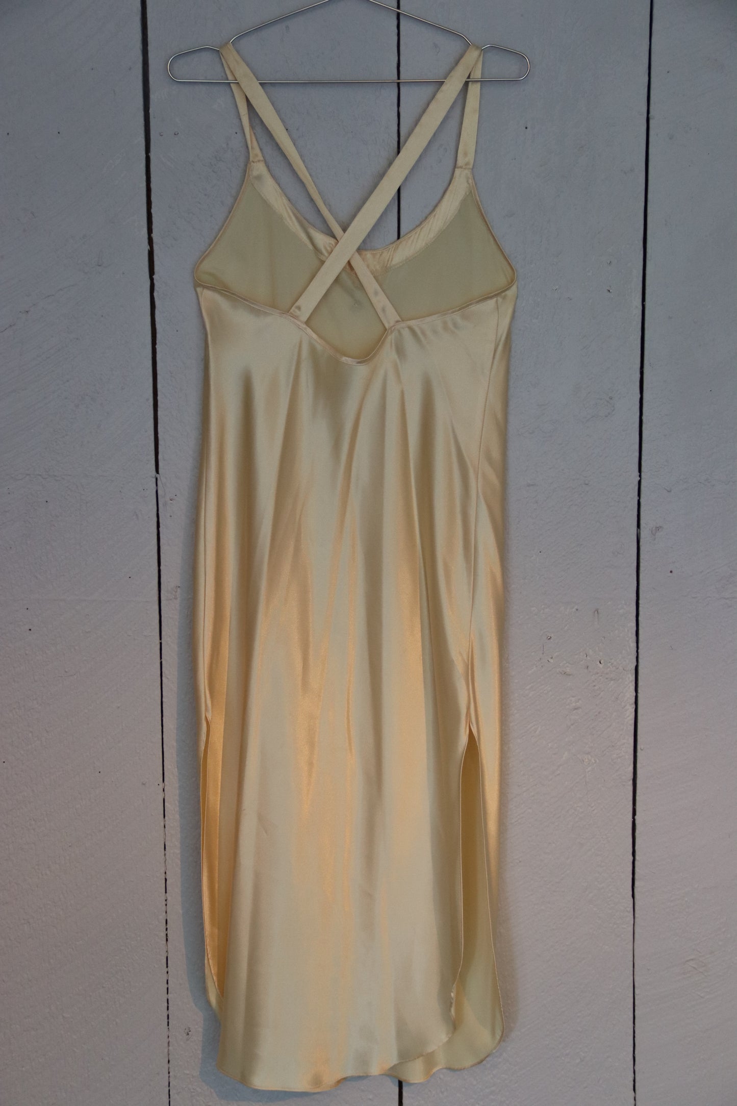 California Dynasty Cream Slip Nightgown