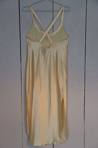 California Dynasty Cream Slip Nightgown