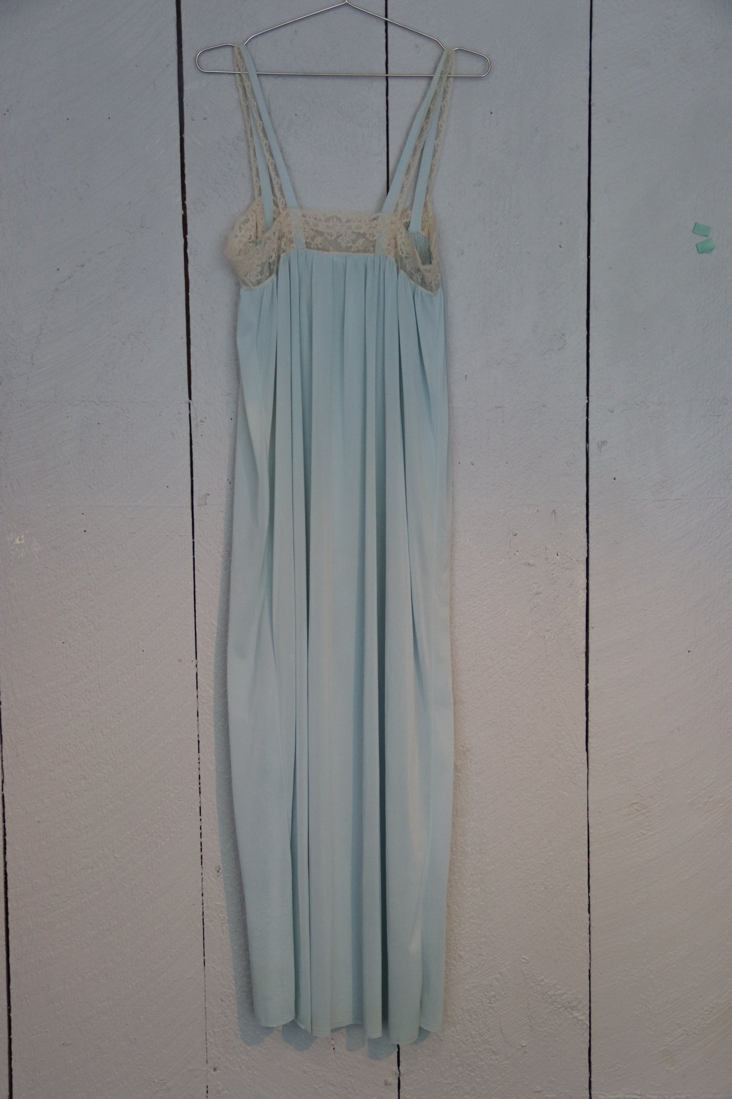 Vintage Eve Stillman New York Blue Slip Nightgown