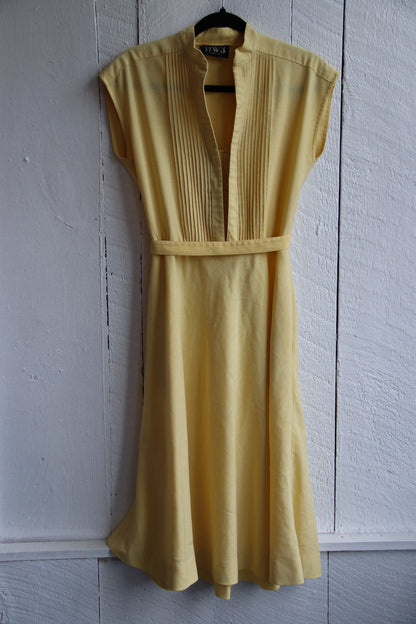 DW3 Fashions Inc butter yellow dress