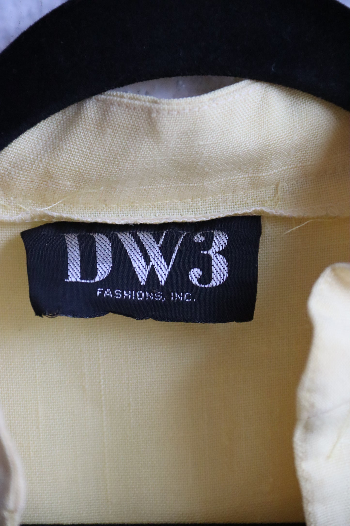 DW3 Fashions Inc butter yellow dress