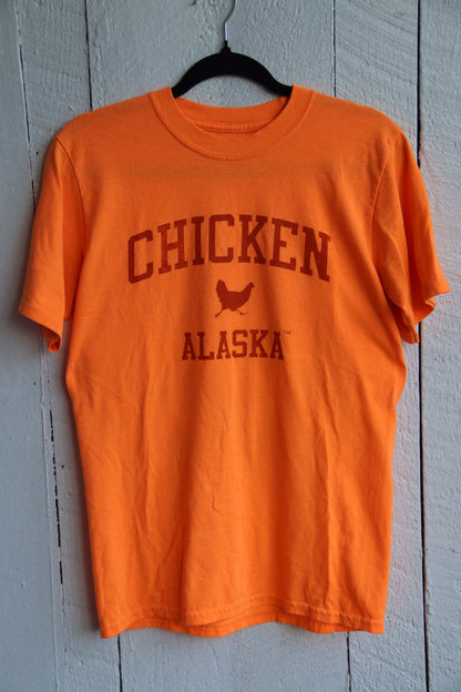 Chicken Alaska Neon Orange Tshirt