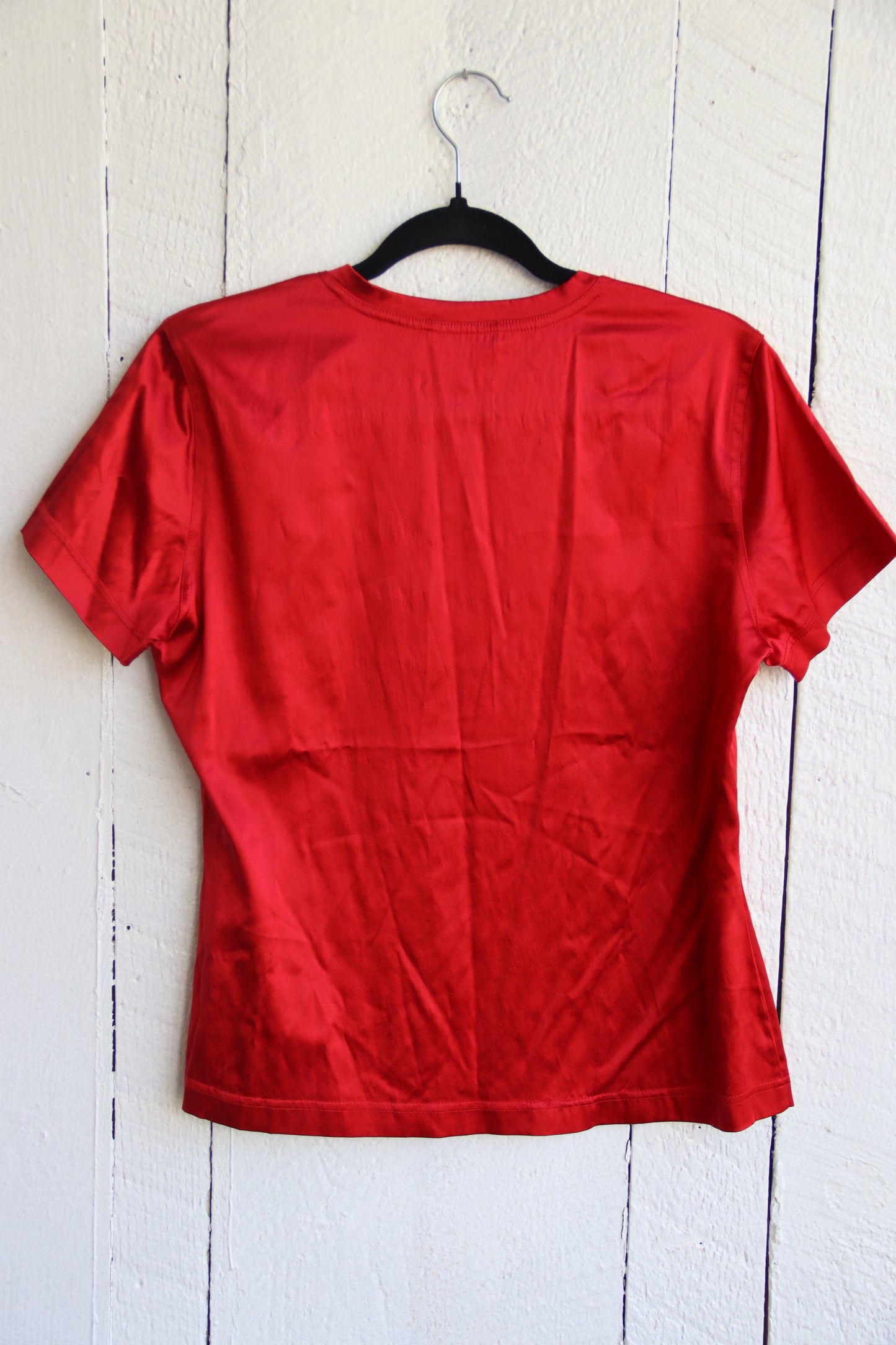 Vintage Banana Republic Red Silk Top