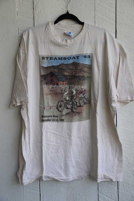 Steamboat '93 Motorcycle Tshirt