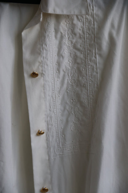 Foxcroft White Button Down