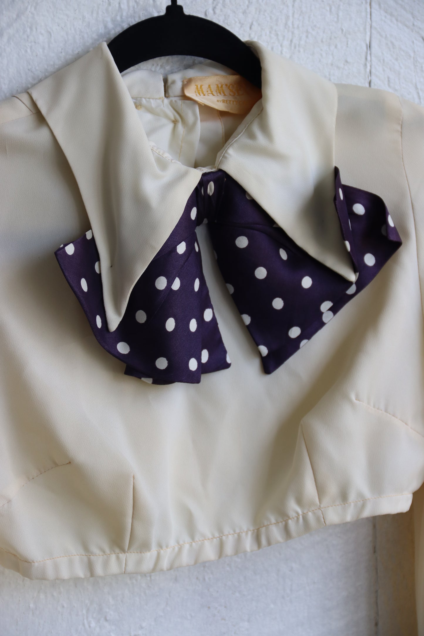 Mam'selle by Betty Carol Crop Top with Bow