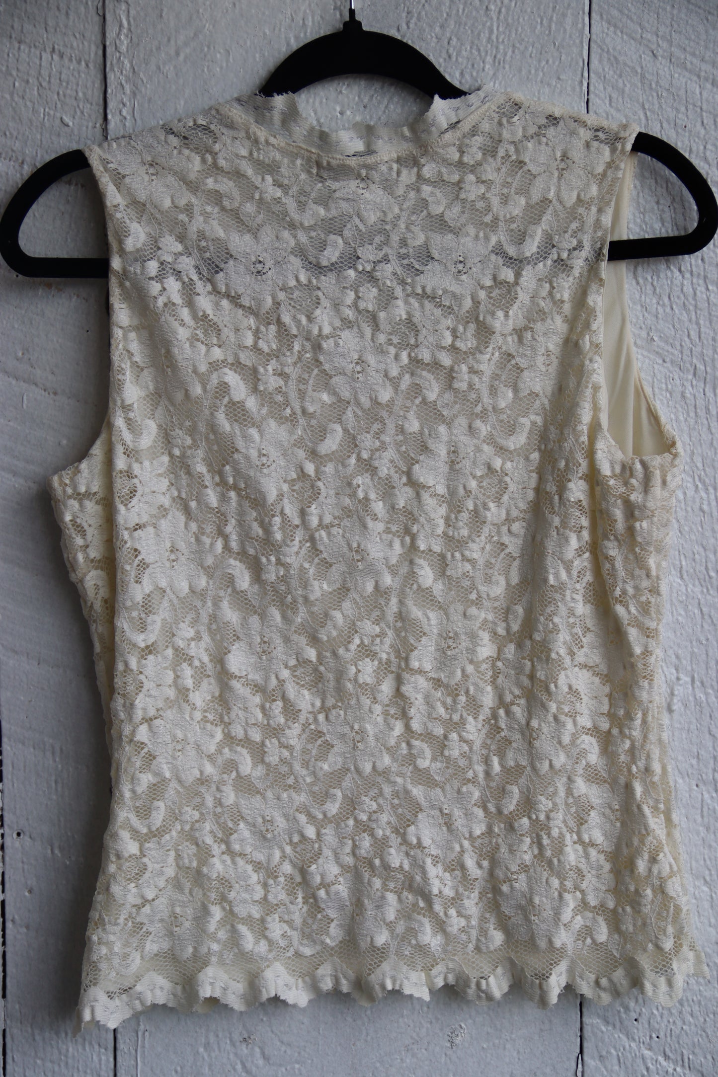 Amanda Smith White Lace Top