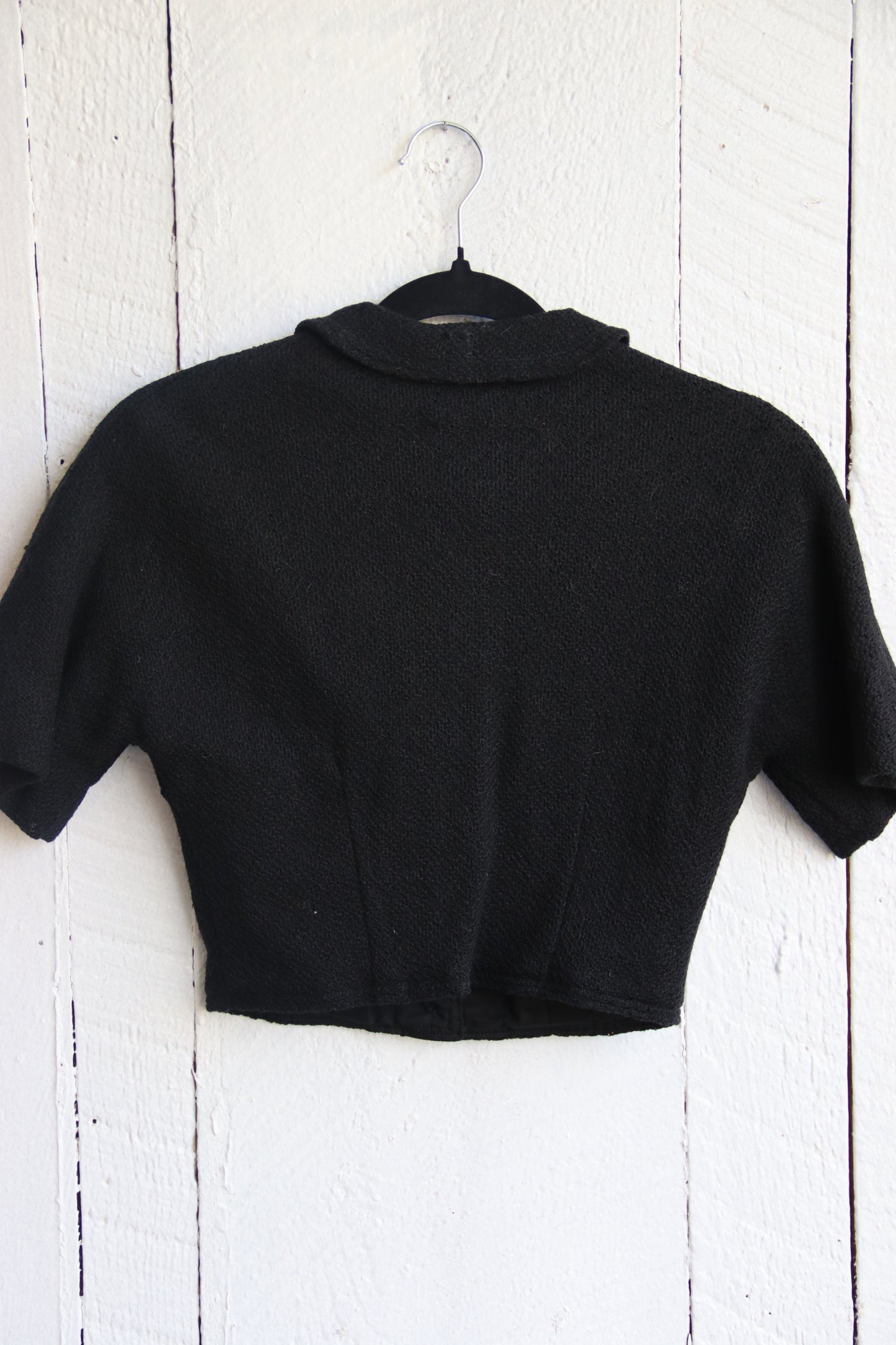 Renell Ridley Black Cropped Top