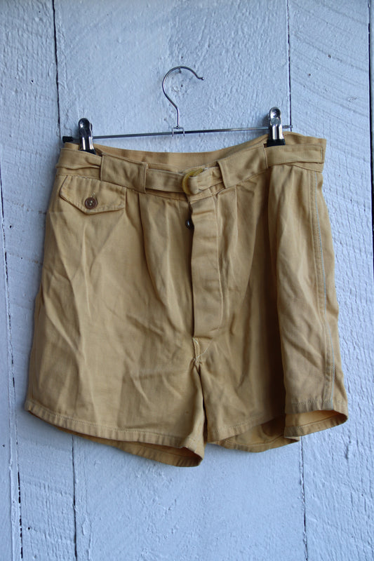 70s Butter Yellow Shorts