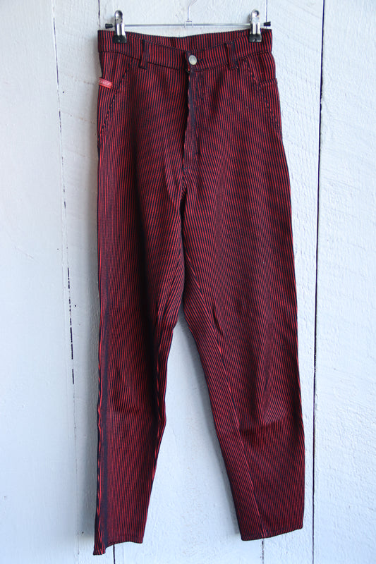 Prima Classe Red Striped Pants