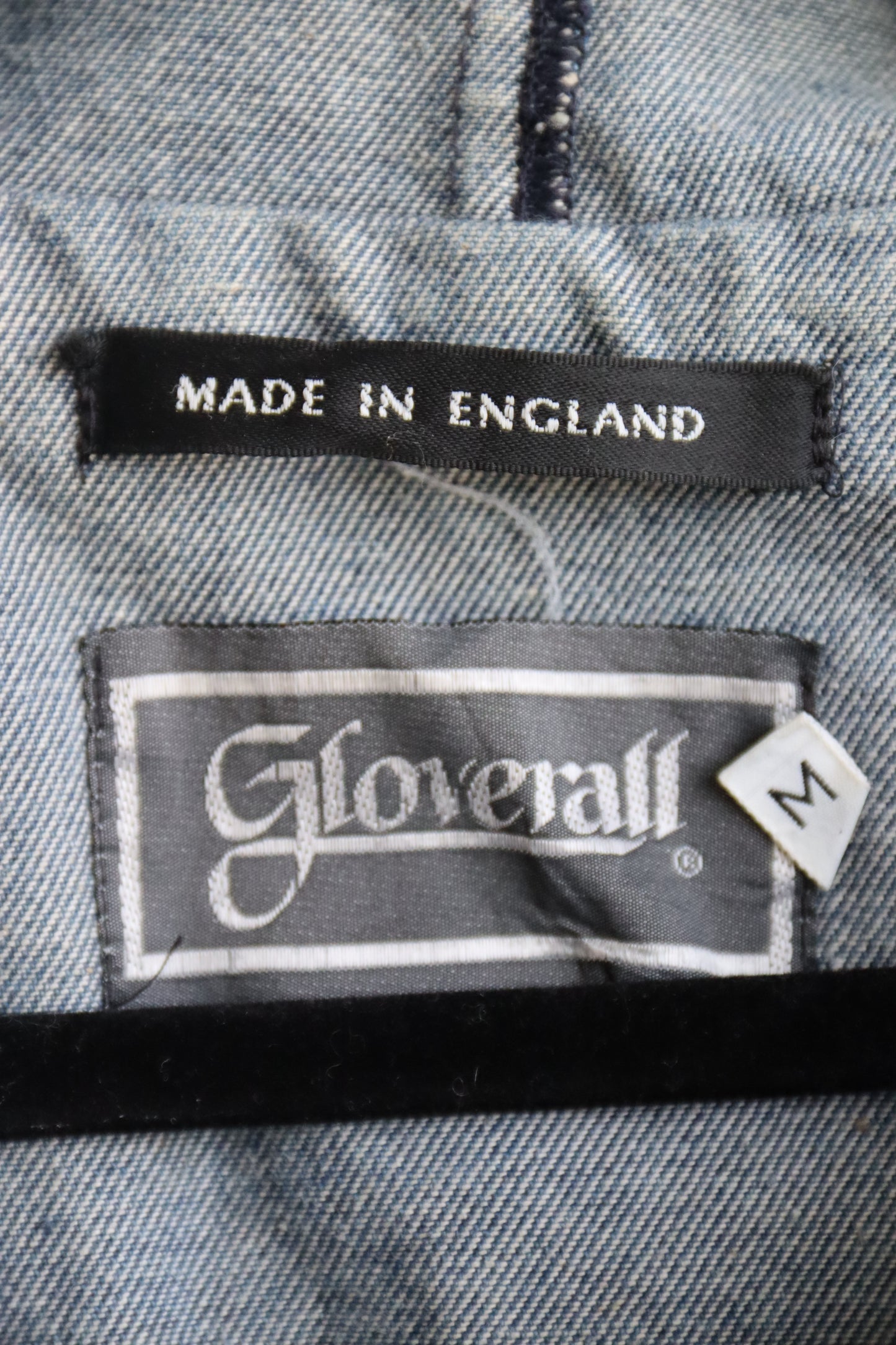 Gloverall Long Blue Jean Coat