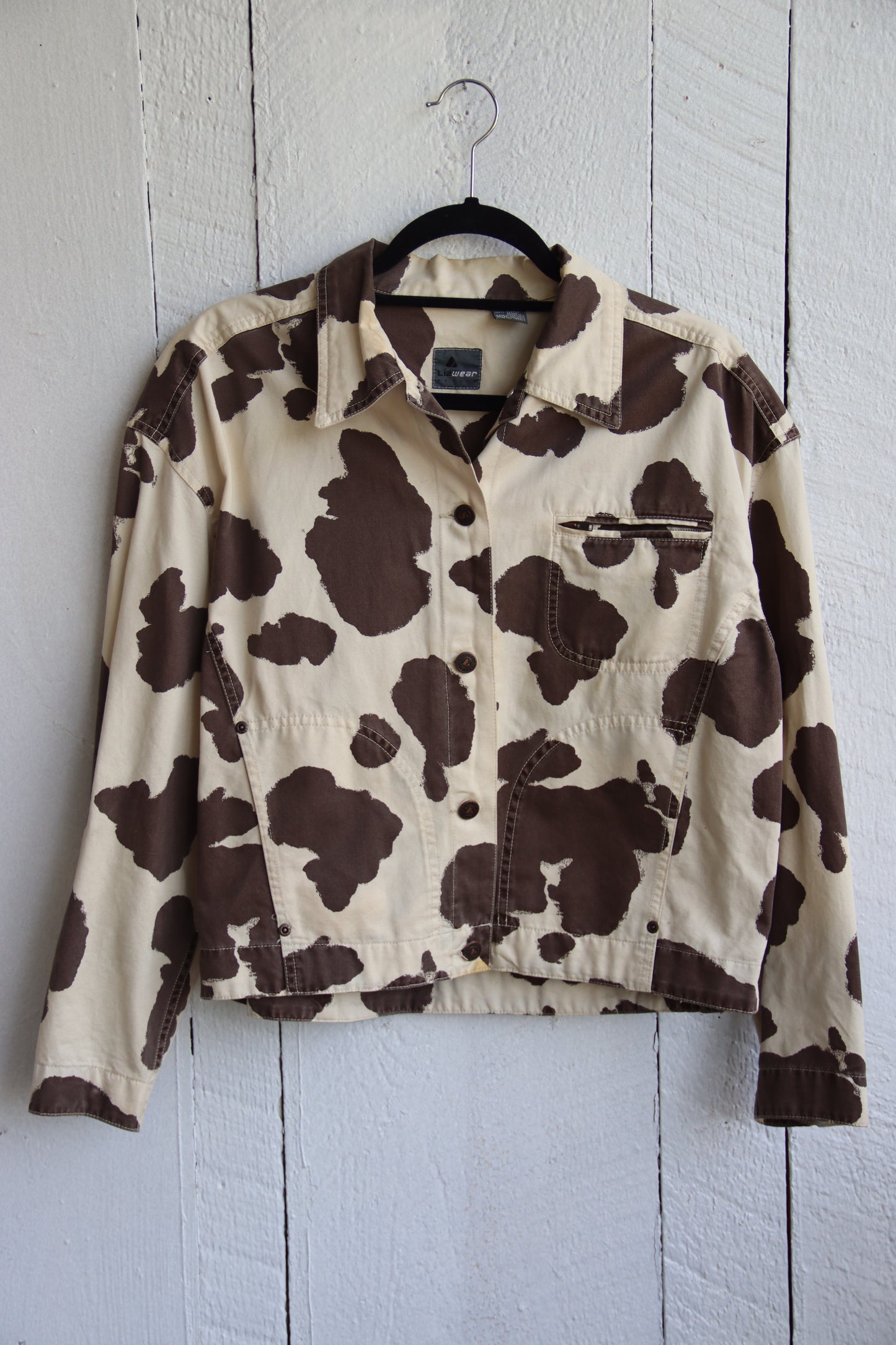 Lizwear Cow Print Jacket