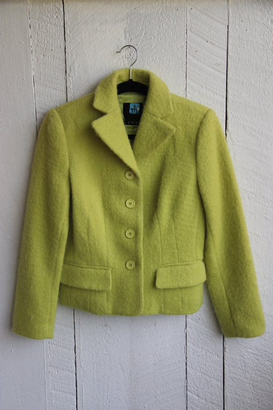 C. C. D. K. Green Mohair Jacket