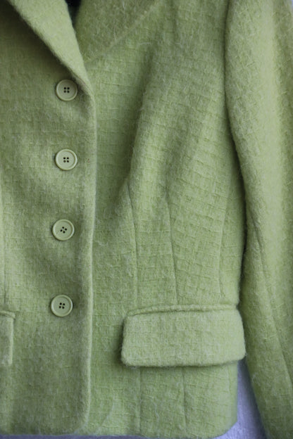 C. C. D. K. Green Mohair Jacket