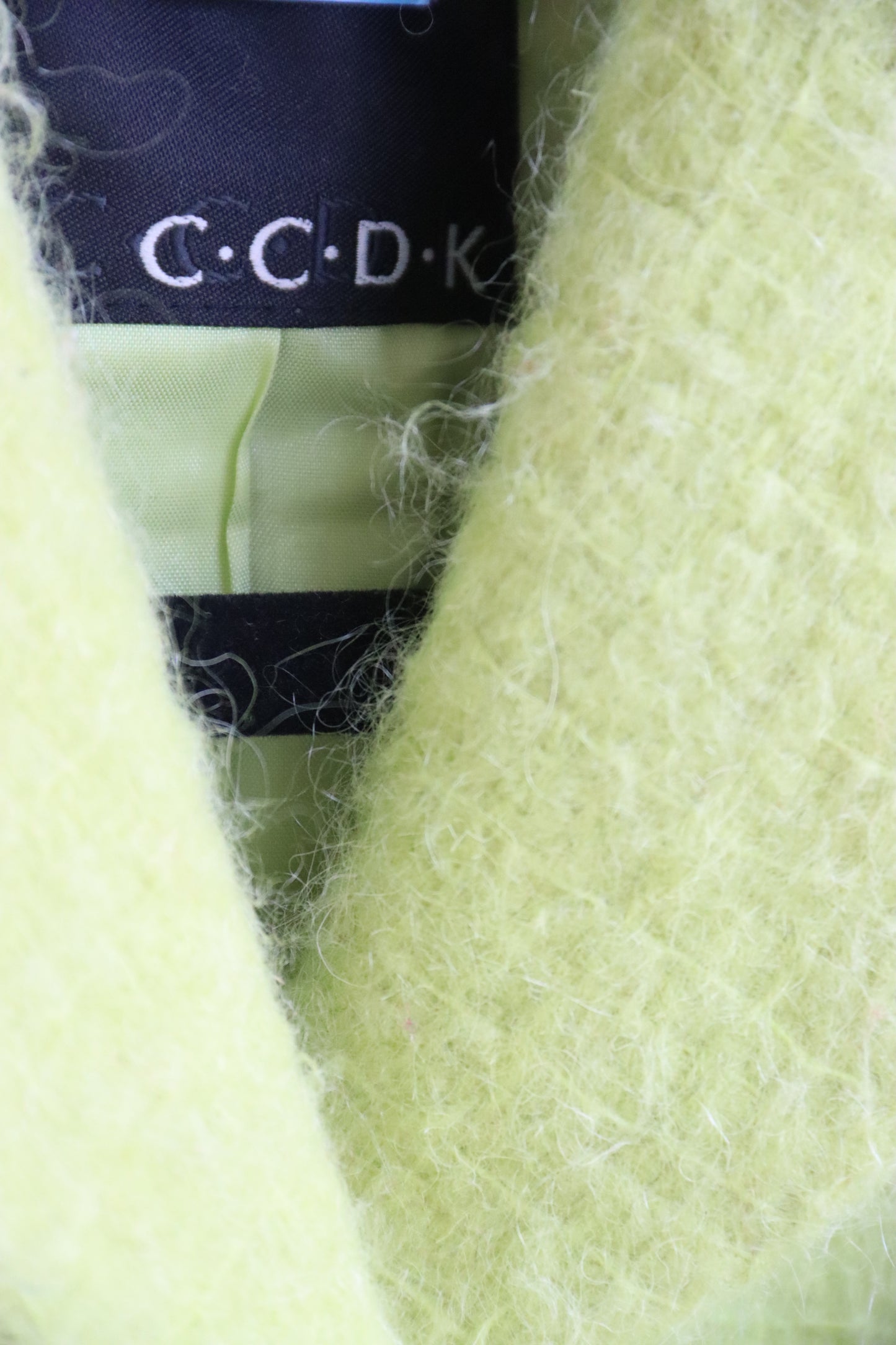 C. C. D. K. Green Mohair Jacket