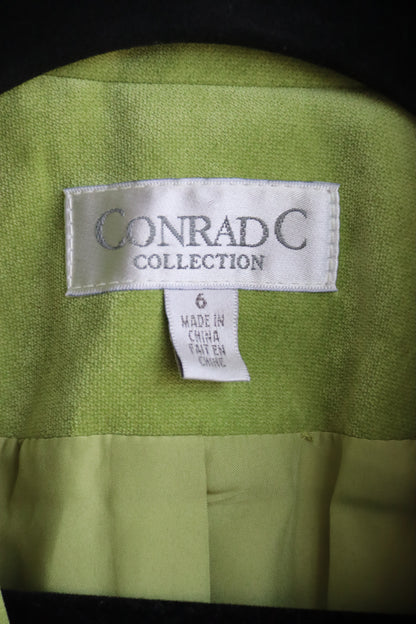 Conrad C Collection Green Velvet Jacket - As Is