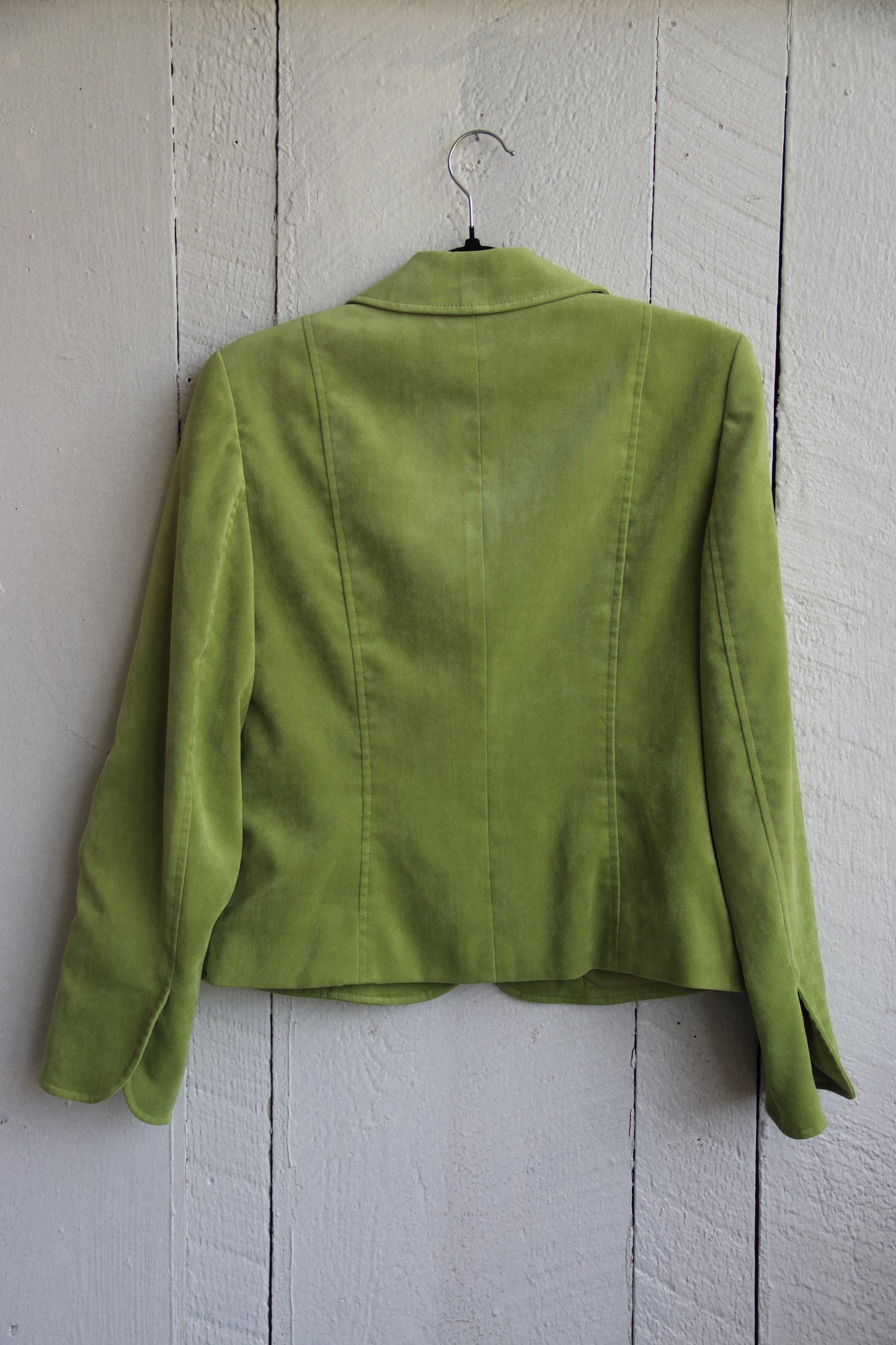 Conrad C Collection Green Velvet Jacket - As Is