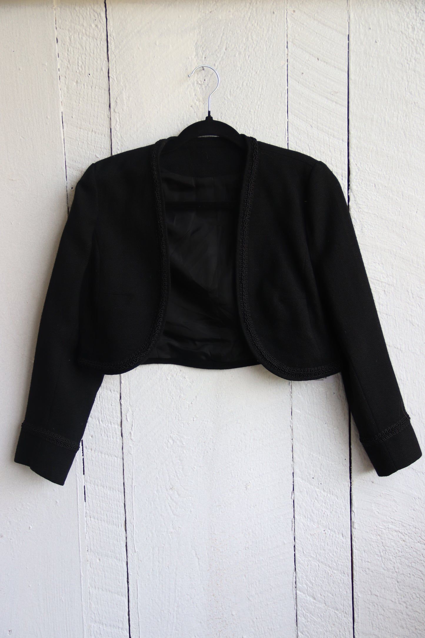 Black Cropped Jacket