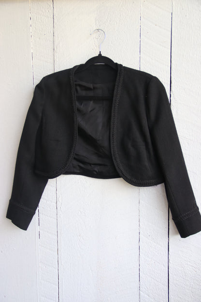 Black Cropped Jacket