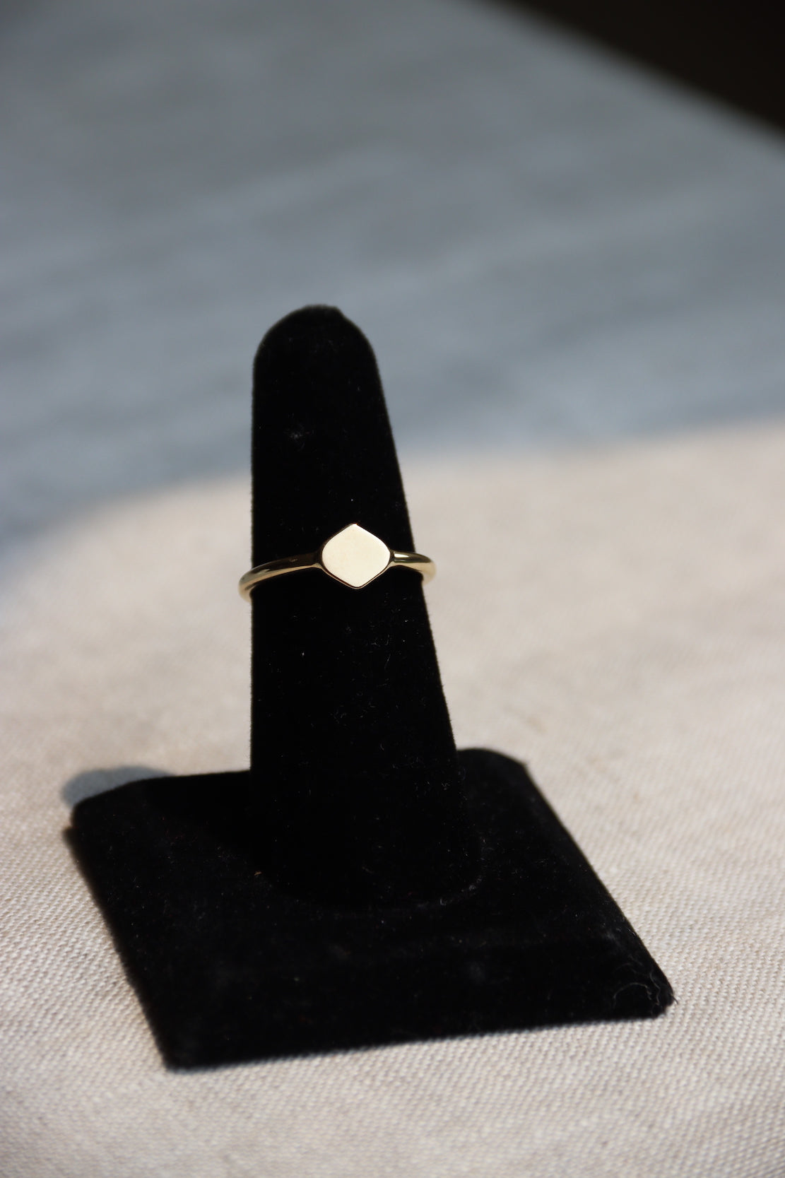 Diamond Shaped Signet Ring