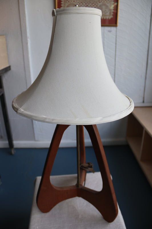 Wooden Table Lamp - as is