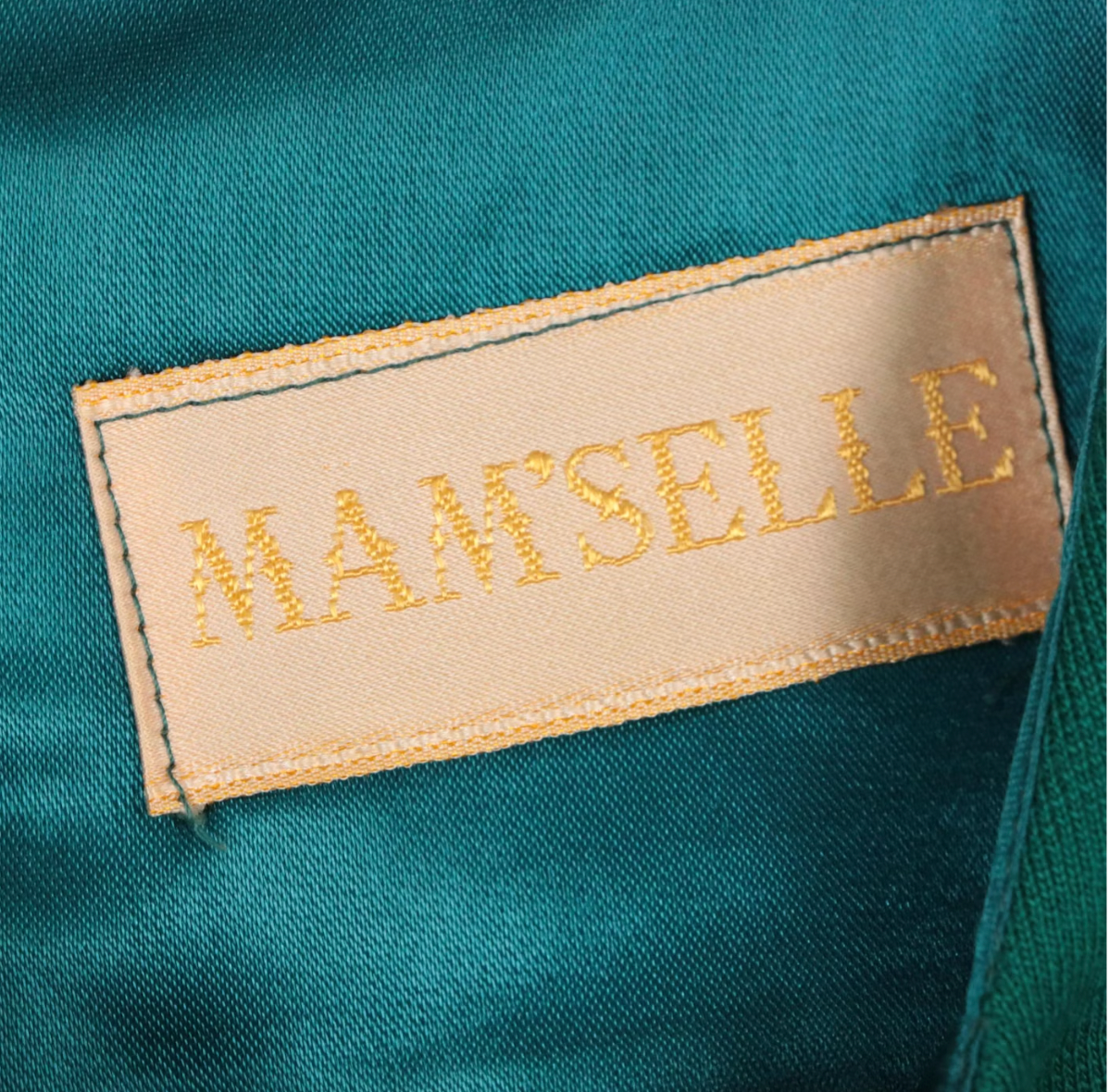 Vintage Mam'Selle Dark Green Dress and Jacket Set