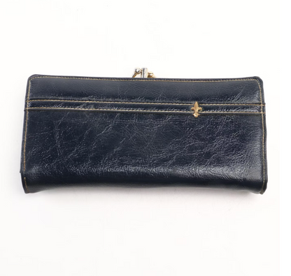 Blue Leather Wallet