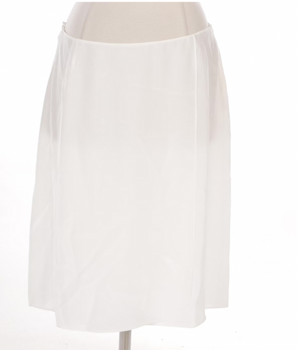 Prada Semi Sheer White Skirt