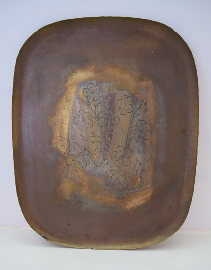 Giovanni Scascighini Copper and Brass Tray