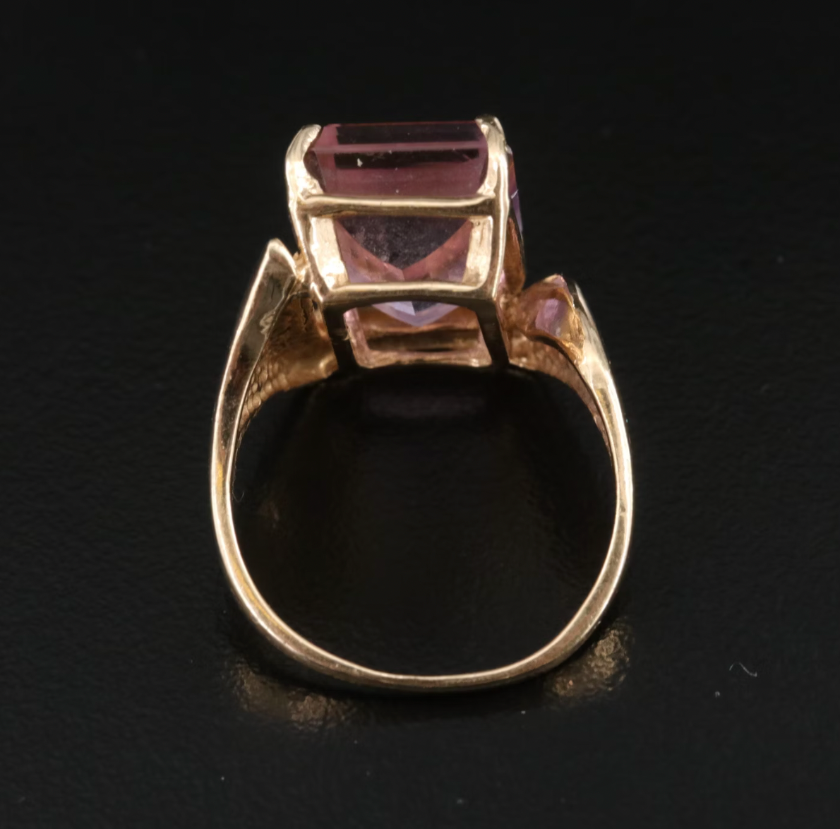 10K Ametrine Asymmetrical Ring