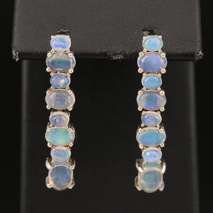 Sterling Opal Drop Earrings Earrings