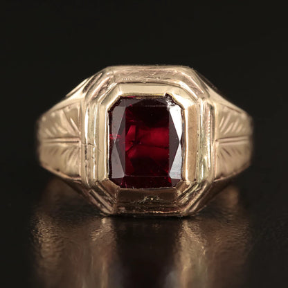 Vintage 10K Ruby Ring