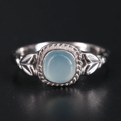 Sterling Silver Aquamarine Ring